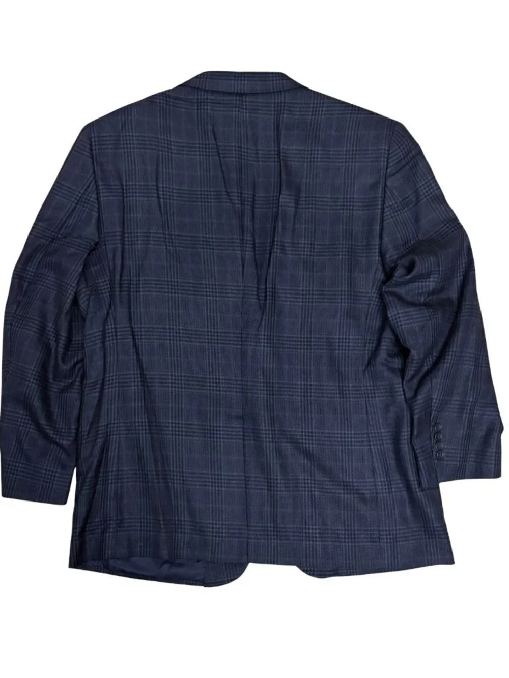 SILK & CAMELHAIR Jos A Bank Blazer Sport Coat PLAID Luxury Business Jacket 46R